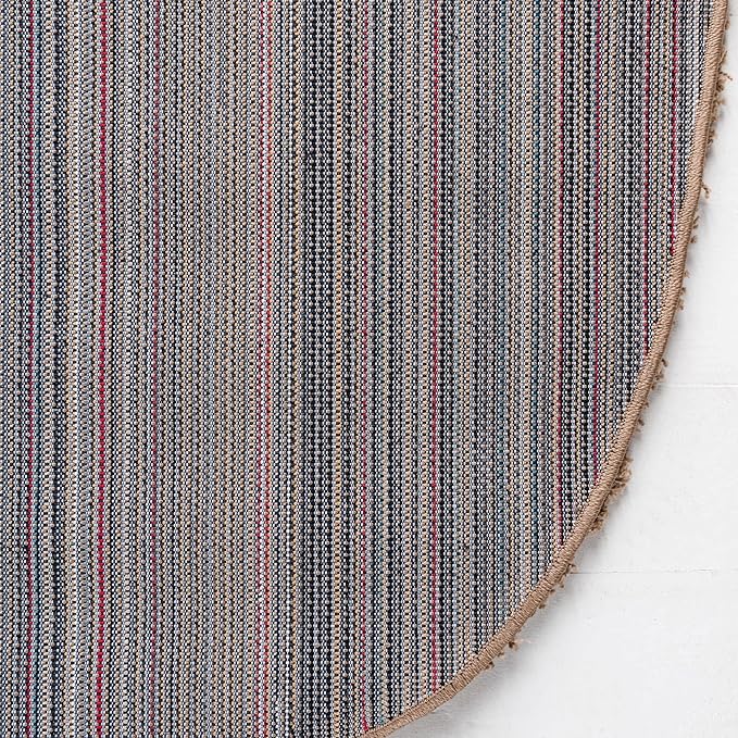 Unique Loom Solid Shag Collection Area Rug (5' 1" Round, Sandy Brown)