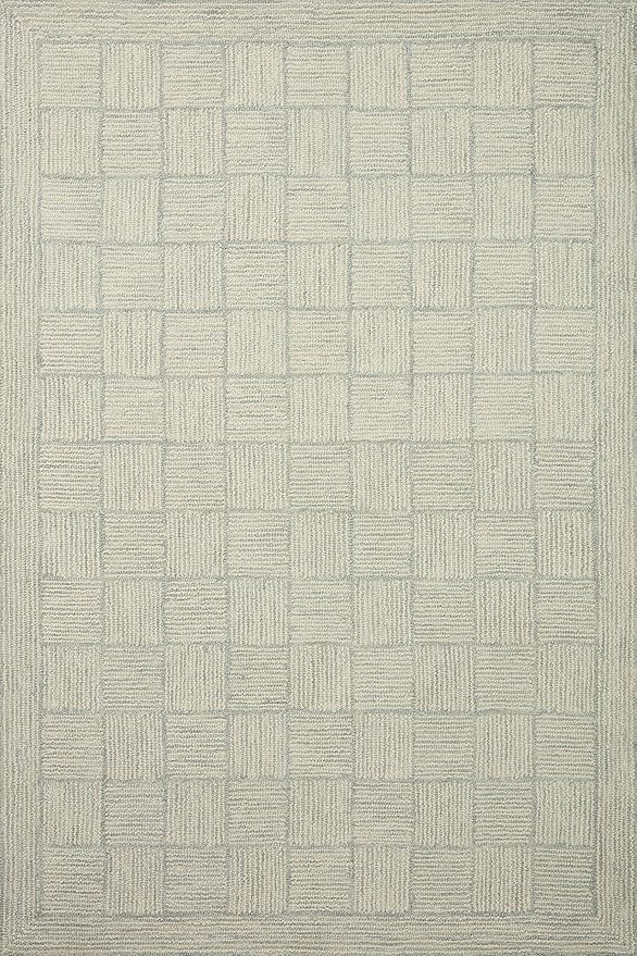 Loloi Chris Loves Julia Francis Collection FRA-03 Silver/Sky 2'-6" x 7'-6" Runner Rug