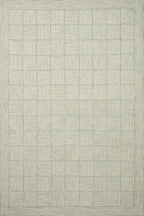 Loloi Chris Loves Julia Francis Collection FRA-03 Silver/Sky 7'-9" x 9'-9" Area Rug