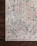 Loloi Skye Collection SKY-01 Blush/Grey 6'-0" x 6'-0" Round Area Rug