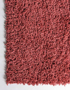 Unique Loom Davos Shag Collection Area Rug - Solid (2' 7" x 10' Runner, Poppy)