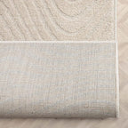Well Woven Custom Size Hallway Stair Runner - Choose Your Length - 27 Inches Wide x 90 Feet Long Runner (27" x 90' Runner) Rug - Ivory Sibi Soft Touch, Modern Abstract - Hi-Lo Pile