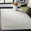 SAFAVIEH Adirondack Collection Area Rug - 3' Square, Light Grey & Grey, Modern Ombre Design, Non Shedding & Easy to Clean, Ideal for Living Room, Bedroom, Office, Dining Space (ADR113C)