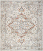 Nourison Home Astra Machine Washable Grey Multicolor 9' x 12' Area Rug - Easy Clean, Non Shedding, Bed Room, Living Room, Dining Room, Kitchen (9' x 12')