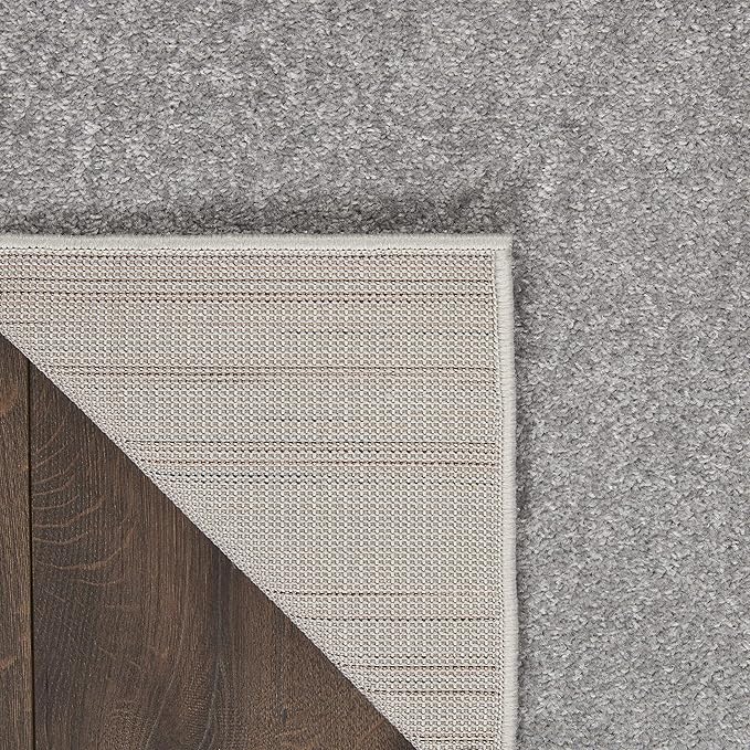 Nourison Home Nourison Essentials Silver Grey 5' x 8' Area Rug - Easy Clean, Non Shedding, Bed Room, Living Room, Dining Room, Kitchen (5' x 8')