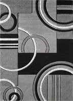 GLORY RUGS Area Rug Modern 8x10 Grey Soft Hand Carved Contemporary Floor Carpet Gray with Premium Fluffy Texture for Indoor Living Dining Room and Bedroom Area