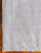 Unique Loom Davos Shag Collection Area Rug - Solid (2' 2" x 8' Runner, Sterling)