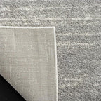SAFAVIEH Adirondack Collection Area Rug - 7' Square, Light Grey & Grey, Modern Ombre Design, Non Shedding & Easy to Clean, Ideal for Living Room, Bedroom, Office, Dining Space (ADR113C)