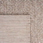 SAFAVIEH Natura Collection Runner Rug - 2'3" x 8', Brown, Handmade Wool Blend, Textured Design, Ideal for Hallway, Bedroom, Foyer (NAT620T)