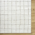 Livabliss x Our PNW Home Cascade Minimalist Area Rug, 5'3" x 7', Ivory