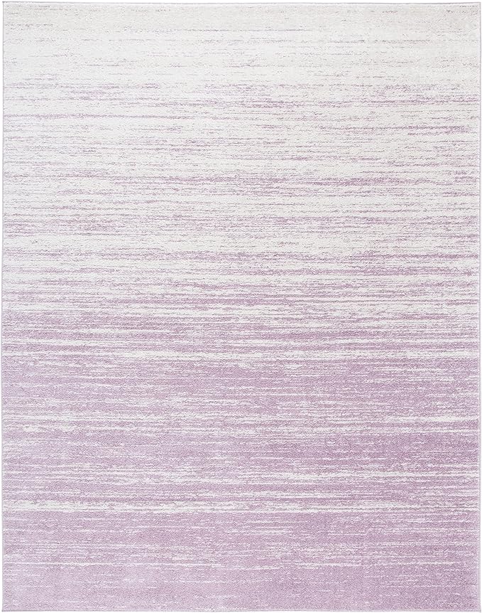 SAFAVIEH Area Rug 9x12 - Adirondack Collection - Large - Cream & Purple, Modern Ombre Design, Non Shedding & Easy to Clean, Ideal for Living Room, Bedroom, Office, Dining Space (ADR113L)