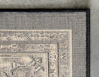 Unique Loom Sialk Hill Collection Area Rug - Washington (8' x 10' Rectangle Black/Gray)