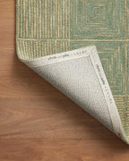 Loloi Chris Loves Julia Francis Collection FRA-02 Green/Natural 8'-6" x 12' Area Rug