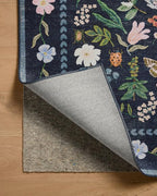 Loloi Rifle Paper Co. Canopy Collection CNP-04 Black 2'-0" x 3'-0" Accent Rug