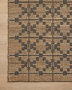 Loloi Chris Loves Julia Judy Collection JUD-05 Natural/Graphite 2'-6" x 7'-6" Runner Rug