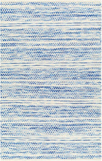 Mark&Day Wool Rugs, 8x10 Marie Global Dark Blue Area Rug, Blue Beige Carpet for Living Room, Bedroom or Kitchen (8' x 10')