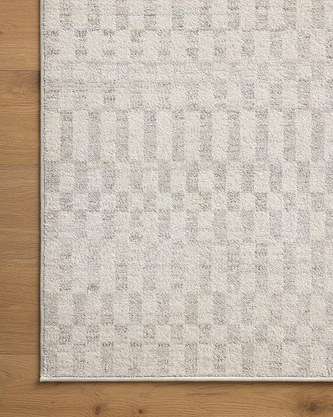 Loloi Kamala Collection KAM-05 Ivory/Grey 2'-7" x 12'-0" Runner Rug