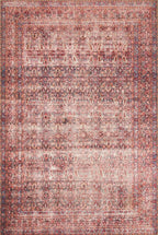 Loloi Loren Collection LQ-05 Eggplant/Crimson 5'-0" x 7'-6" Area Rug