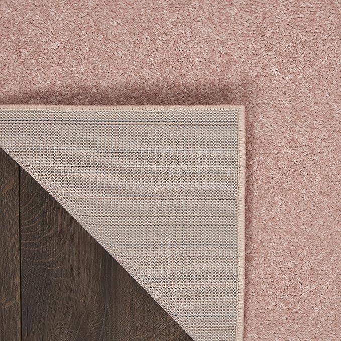 Nourison Home Nourison Essentials Pink 10' x 14' Area Rug - Easy Clean, Non Shedding, Bed Room, Living Room, Dining Room, Kitchen (10' x 14')