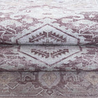 Washable Area Rug. Modern Farmhouse. Vintage. Turkish. Bohemian. Distressed. Oriental. Traditional. Rugs for Living Room. Dining. Bedroom. Office. Entryway. Foyer. (861PP, 7'5" x 9'8")