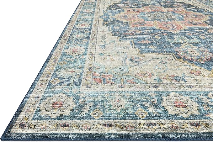 Loloi Skye Collection SKY-12 Ocean/Multi 2'-0" x 5'-0" Accent Rug