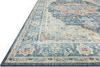 Loloi Skye Collection SKY-12 Ocean/Multi 7' x 9' Oval Area Rug