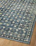 Loloi Rifle Paper Co. Eden Collection EDE-03 Lattice Indigo 2'-3" x 3'-9" Accent Rug feat. CloudPile™