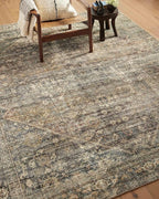 Loloi Amber Lewis Morgan Collection MOG-05 Spice/Lagoon 2'-3" x 7'-6" 38" Thick Runner Rug feat. CloudPile, Neutral, Room Décor, Vintage Inspired, Livingroom, Bedroom, Dining Area
