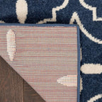 Nourison Home Nourison Essentials Navy Ivory 8' x 10' Area Rug - Easy Clean, Non Shedding, Bed Room, Living Room, Dining Room, Kitchen (8' x 10')