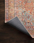 Loloi Loren Collection LQ-06 Red/Multi 2'-3" x 3'-9" Accent Rug