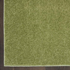 Nourison Home Nourison Essentials Green 2'2" x 16' Area Rug - Easy Clean, Non Shedding, Bed Room, Living Room, Dining Room, Kitchen (16' Runner)