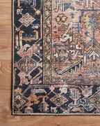 Loloi Chris Loves Julia Jules Collection JUL-02 Terracotta/Multi 2'-6'' x 9'-6'', .13" Pile Height, Runner Rug