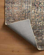 Loloi Amber Lewis Morgan Collection MOG-03 Denim/Multi 11'-6" x 14'-6" 38" Thick Area Rug feat. CloudPile, Neutral, Room Décor, Vintage Inspired, Livingroom, Bedroom, Dining Area