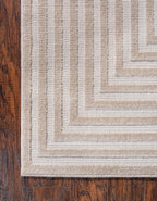 Unique Loom Sabrina Soto Outdoor Collection Geometric, Modern, Vibrant, Carved Area Rug (4' 0 x 6' 0 Rectangular, Beige)