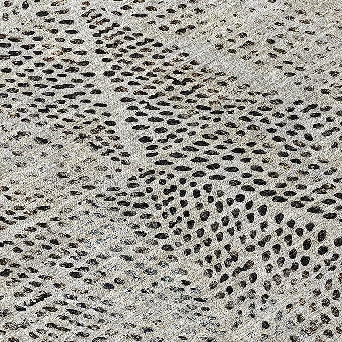 Addison Rugs Chantille ACN591 Gray 10' x 14' Indoor Outdoor Area Rug, Easy Clean, Machine Washable, Non Shedding, Bedroom, Living Room, Dining Room, Kitchen, Patio Rug