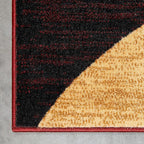 Well Woven Dulcet Bingo Red Modern Geometric (7'10" x 9'10") Area Rug