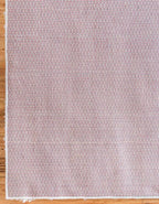 Unique Loom Davos Shag Collection Area Rug - Solid (2' 7" x 16' 5" Runner, White/ Ivory)