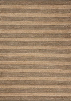 Loloi Chris Loves Julia Judy Collection JUD-06 Natural/Chocolate 8'-6" x 11'-6" Area Rug