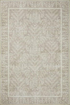 Loloi Rifle Paper Co. Maison Collection MAO-02 Bough Natural 3'-0" x 3'-0" Round, .19" Pile Height, Accent Rug