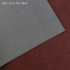 English Home Custom Size Anti Slip Burgundy Design Light Weight Durable TPR Backing Thin Pile Runner Rug (36" x 5')