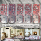 Fame Rugs Turkish Rug. Washable Vintage Oriental Antique Inspired Traditional Doormat Small Modern Area Rugs Luxury Entryway Entry Bedroom Bathroom Kitchen