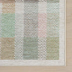 Dash & Albert Chanan Plaid Multi Machine Washable Rug, 9.5 X 13.5 Feet, Multicolored/Ivory Plaid Pattern