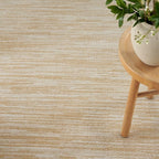 Nourison Home Nourison Essentials Ivory Gold 7' x 10' Area Rug - Easy Clean, Non Shedding, Bed Room, Living Room, Dining Room, Kitchen (7' x 10')