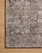Loloi Amber Lewis Josie Collection JOS-02 Earth/Natural 2'-6" x 10'-0", .13" Pile Height, Low Profile, Machine Washable, Runner Rug