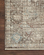 Loloi Magnolia Home by Joanna Gaines Millie Collection MIE-03 Charcoal/Dove 7'-10" x 10', .25" Pile Height, Area Rug