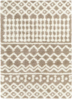 Livabliss Hapsburg Moroccan Shag Area Rug,5'3" x 7'3",Medium Brown