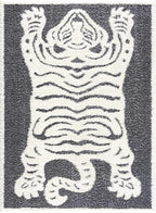 Hauteloom Zane Living Room, Bedroom Area Rug - Plush Pile - Cream - 6'7" x 9'