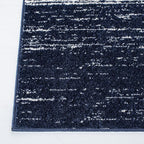 SAFAVIEH Adirondack Collection Runner Rug - 2'6" x 8', Navy & Ivory, Modern Ombre Design, Non Shedding & Easy to Clean, Ideal for Hallway, Foyer, Kitchen, Entryway, Bedroom (ADR113N)