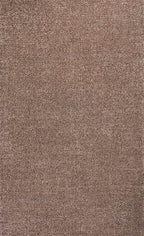 Eyely UES100J-8 Supersoft Haze Solid Low-Pile Indoor Area Rug Casual;Contemporary;Solid;Traditional, Bedroom, Kitchen, Living Room, Easy-Cleaning, Non-Shedding, 8 X 10, Brown