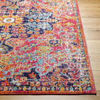 Livabliss Odelia Vintage Bohemian Area Rug,9' x 12'6",Pink/Orange